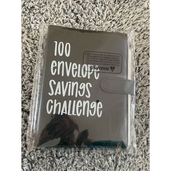 100 Envelope Savings Challenge Binder Budget Planner Money Saving Book - Picture 6 of 7